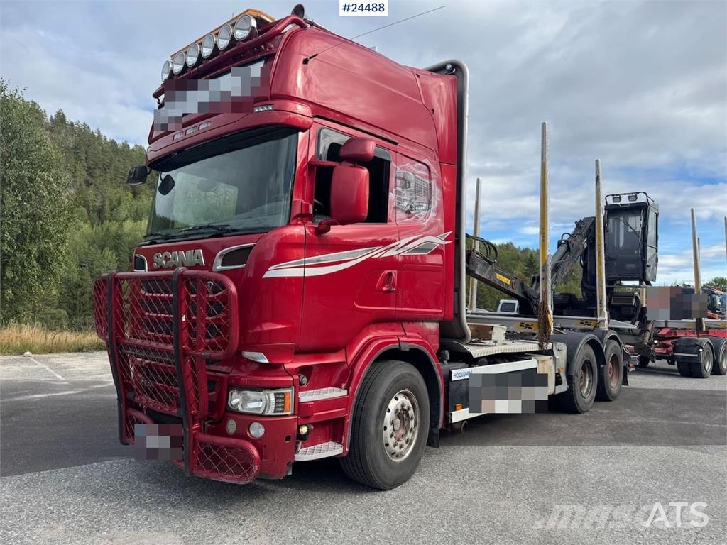 Scania R730 Timber Truck – Engine Replaced Tomruk kamyonlari