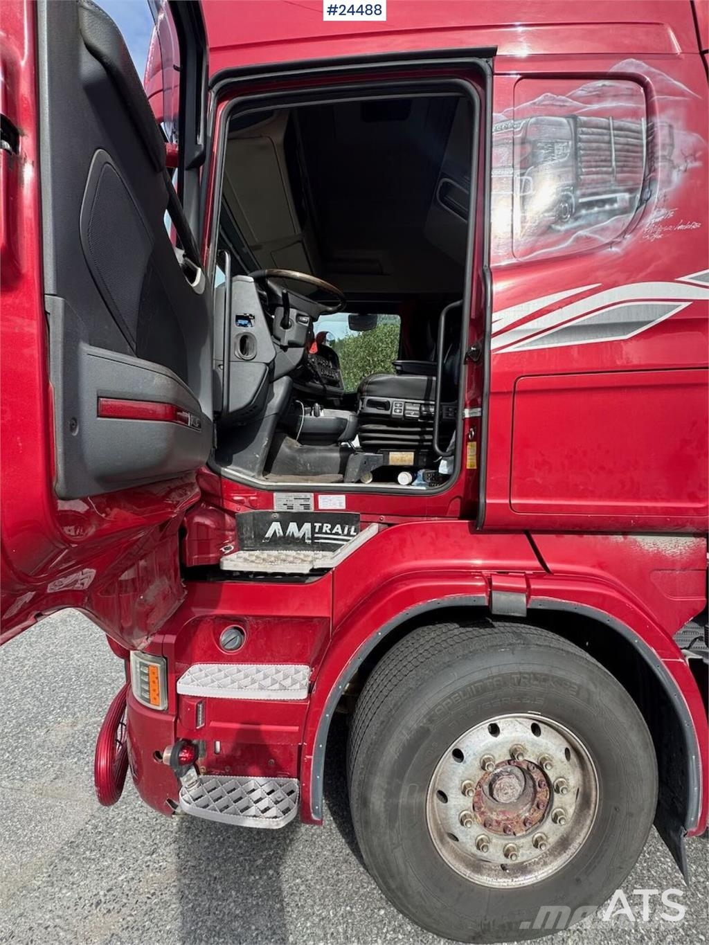 Scania R730 Timber Truck – Engine Replaced Tomruk kamyonlari