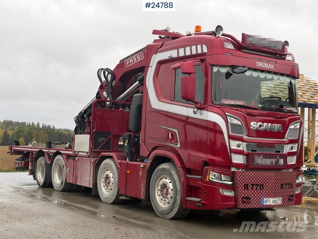 Scania R770 شاحنات الرافعات