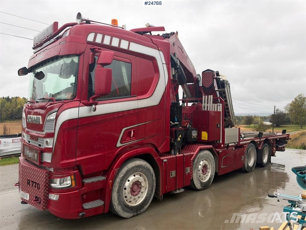 Scania R770 شاحنات الرافعات