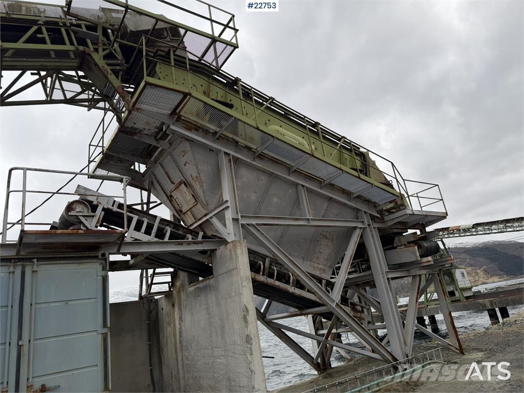 Svedala Arbrå coarse screen with side conveyor Zeefinstallatie