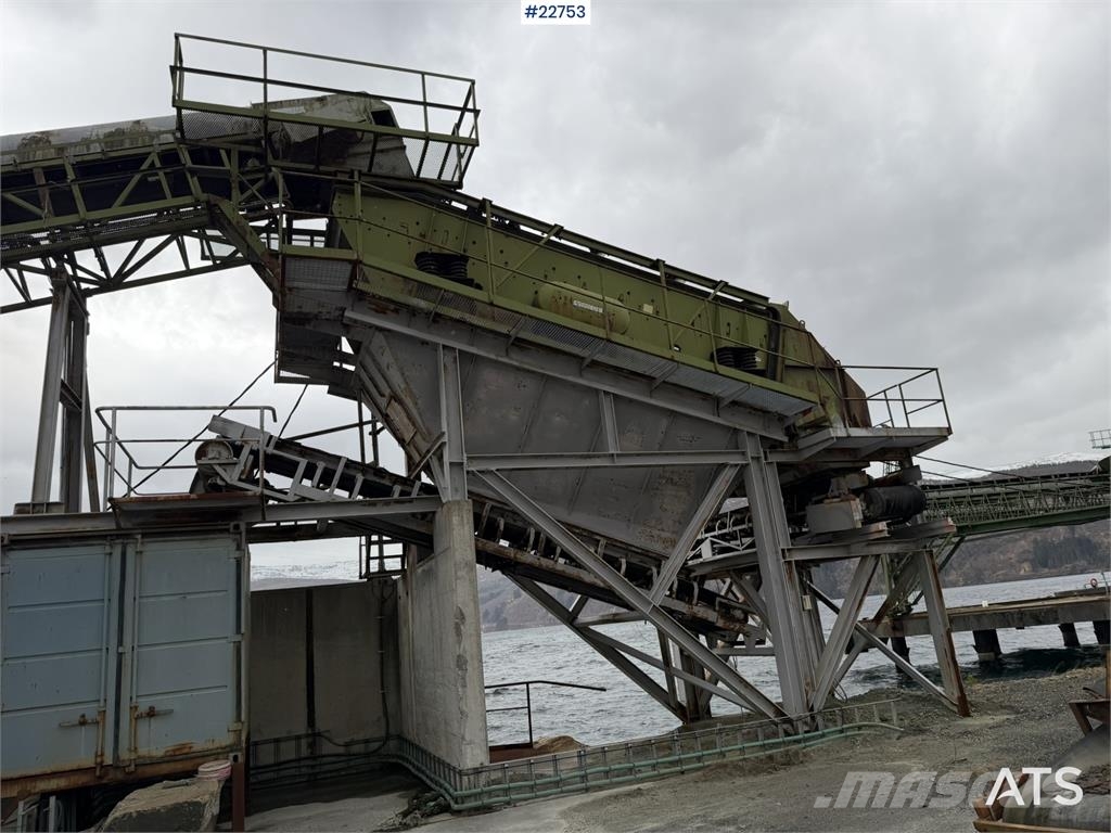 Svedala Arbrå coarse screen with side conveyor Zeefinstallatie