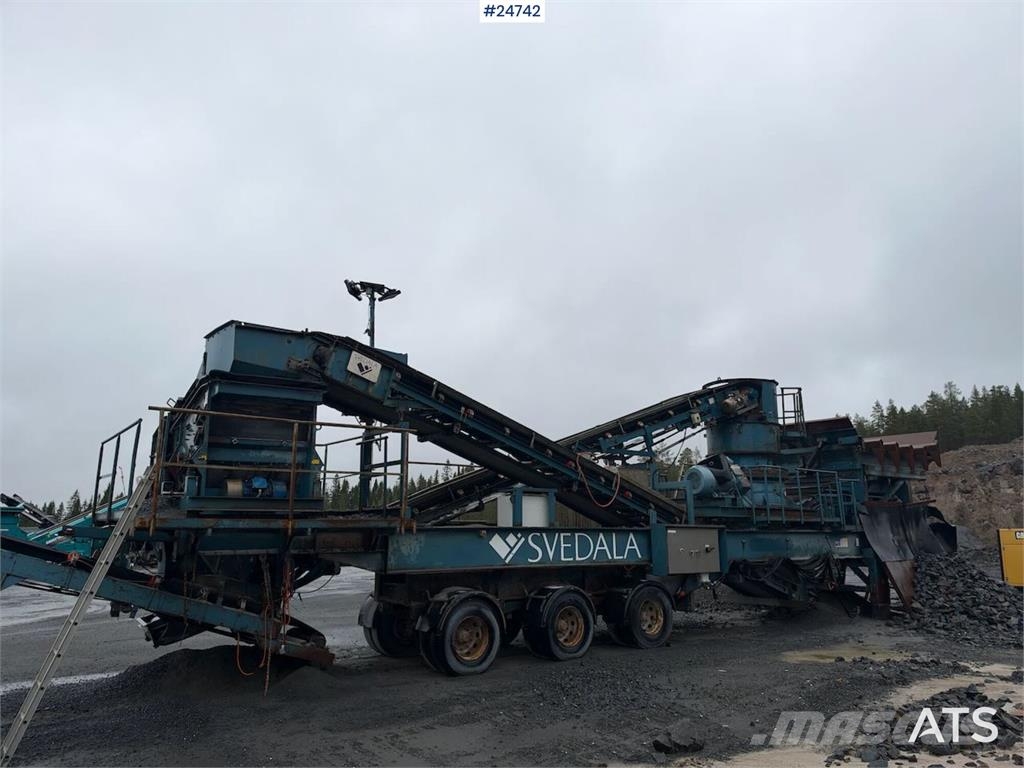 Svedala Roadmaster H4000 Rock crusher クラッシャー固定式