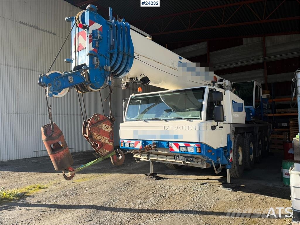 Tadano Faun FA 031 8x6 mobile crane 65 ton with jib and 12 ton رافعات صالحة لكل أنواع الطرق