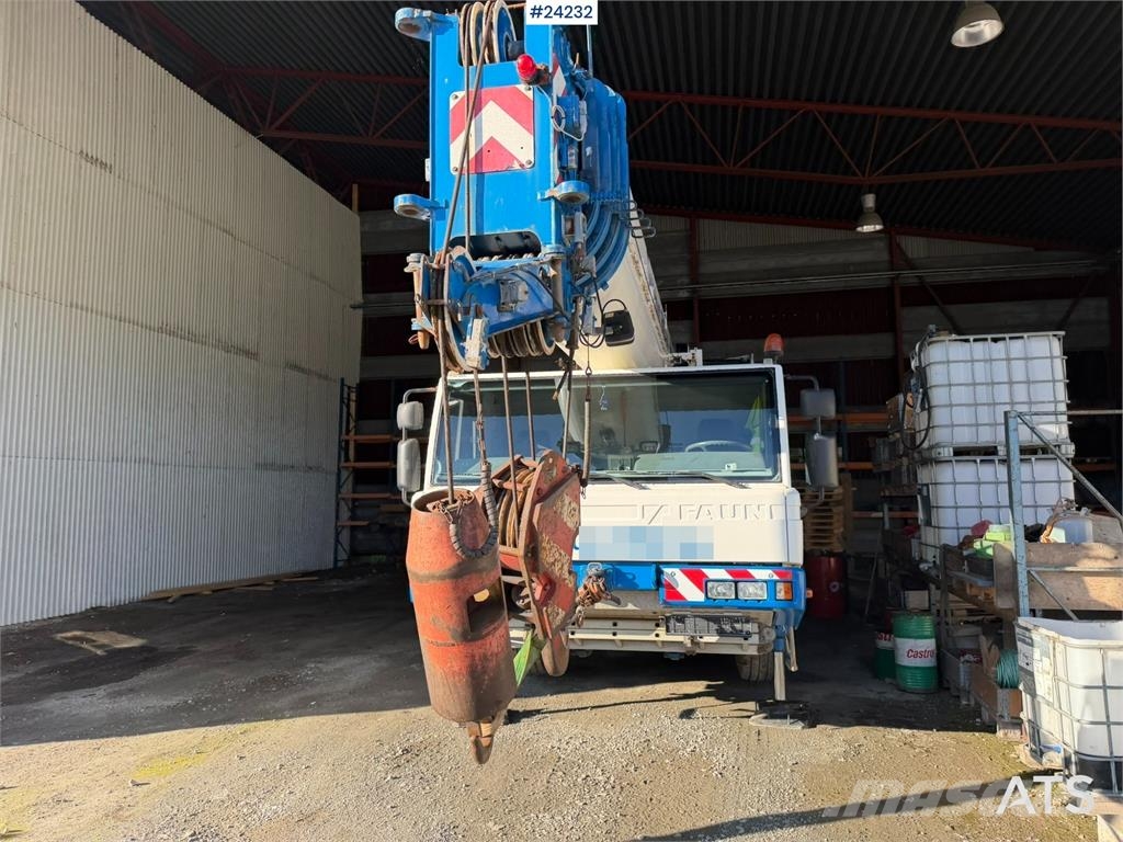 Tadano Faun FA 031 8x6 mobile crane 65 ton with jib and 12 ton رافعات صالحة لكل أنواع الطرق