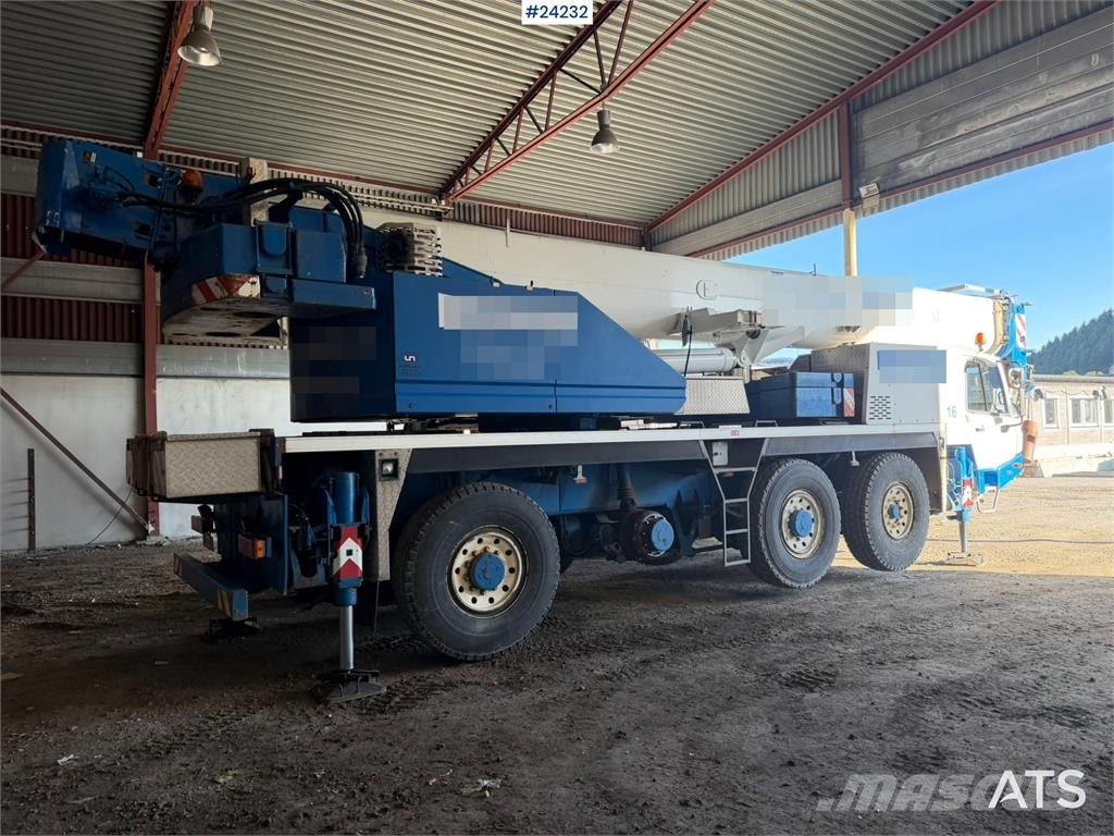 Tadano Faun FA 031 8x6 mobile crane 65 ton with jib and 12 ton رافعات صالحة لكل أنواع الطرق