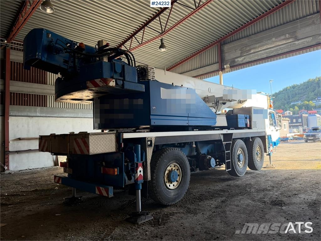 Tadano Faun FA 031 8x6 mobile crane 65 ton with jib and 12 ton رافعات صالحة لكل أنواع الطرق
