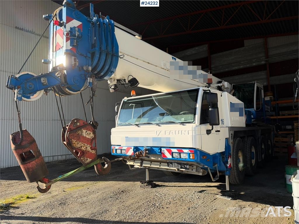 Tadano Faun FA 031 8x6 mobile crane 65 ton with jib and 12 ton رافعات صالحة لكل أنواع الطرق