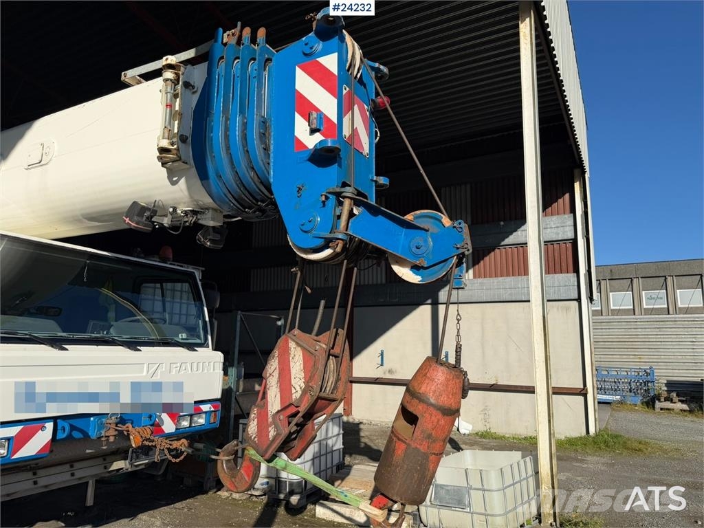 Tadano Faun FA 031 8x6 mobile crane 65 ton with jib and 12 ton رافعات صالحة لكل أنواع الطرق