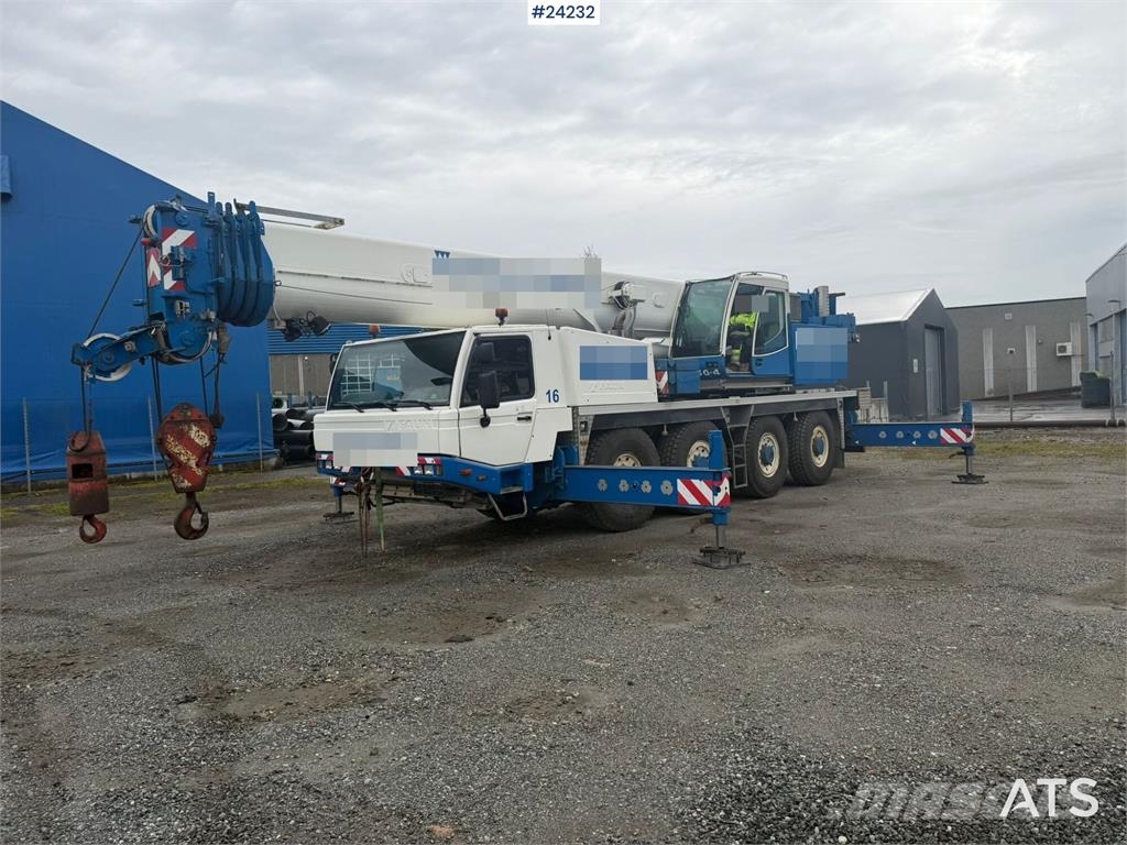 Tadano Faun FA 031 8x6 mobile crane 65 ton with jib and 12 ton رافعات صالحة لكل أنواع الطرق