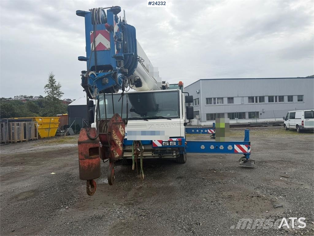 Tadano Faun FA 031 8x6 mobile crane 65 ton with jib and 12 ton رافعات صالحة لكل أنواع الطرق