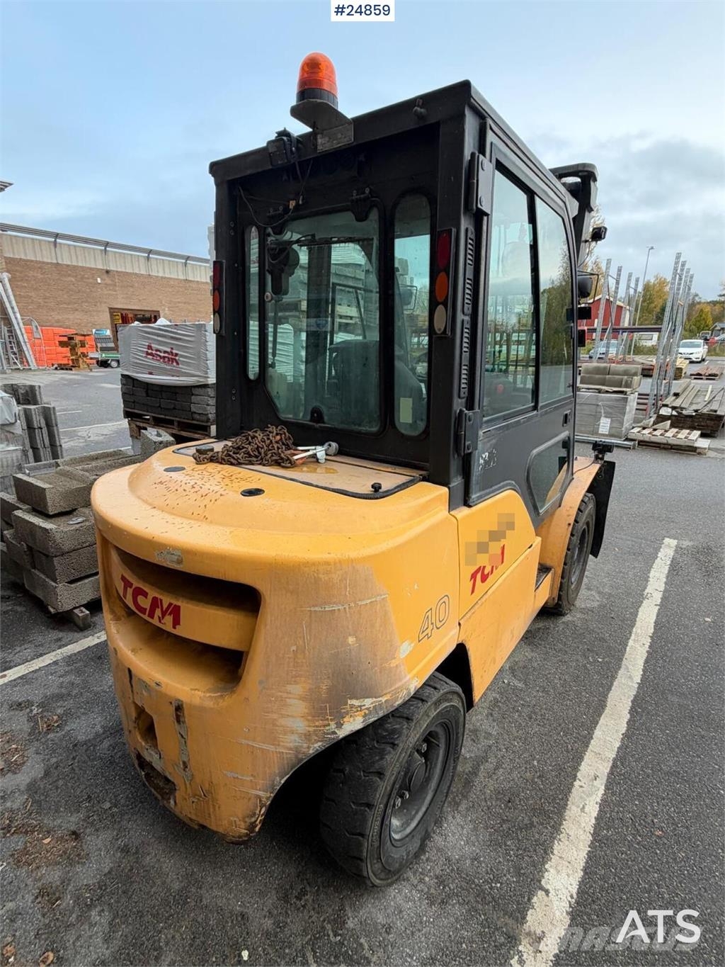 TCM 40 Counterbalance forklift Dyzeliniai krautuvai
