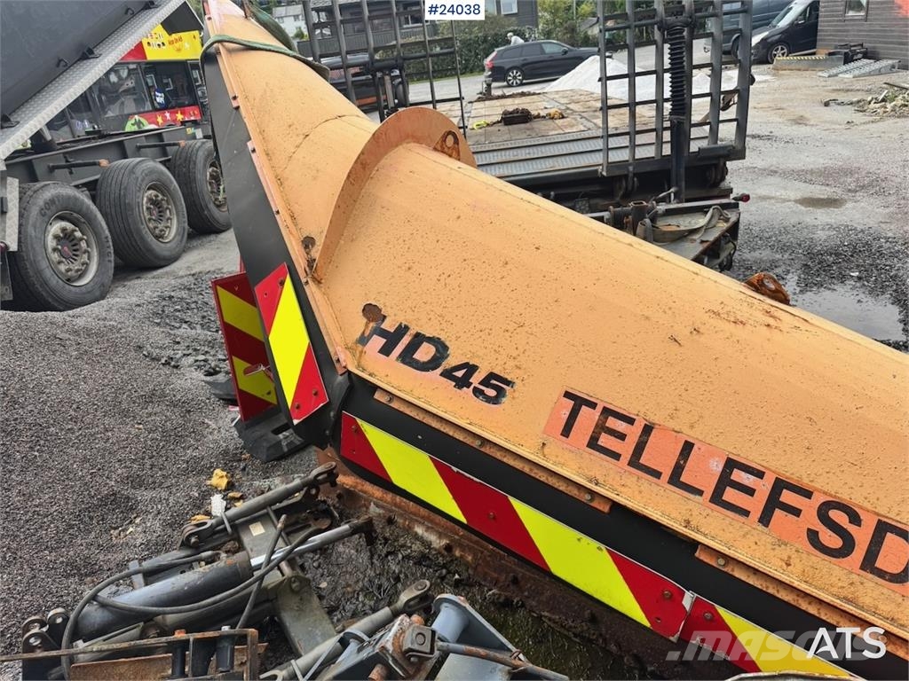 Tellefsdal HD45 P3700 Snow Plow معدات النقل - غير ذلك