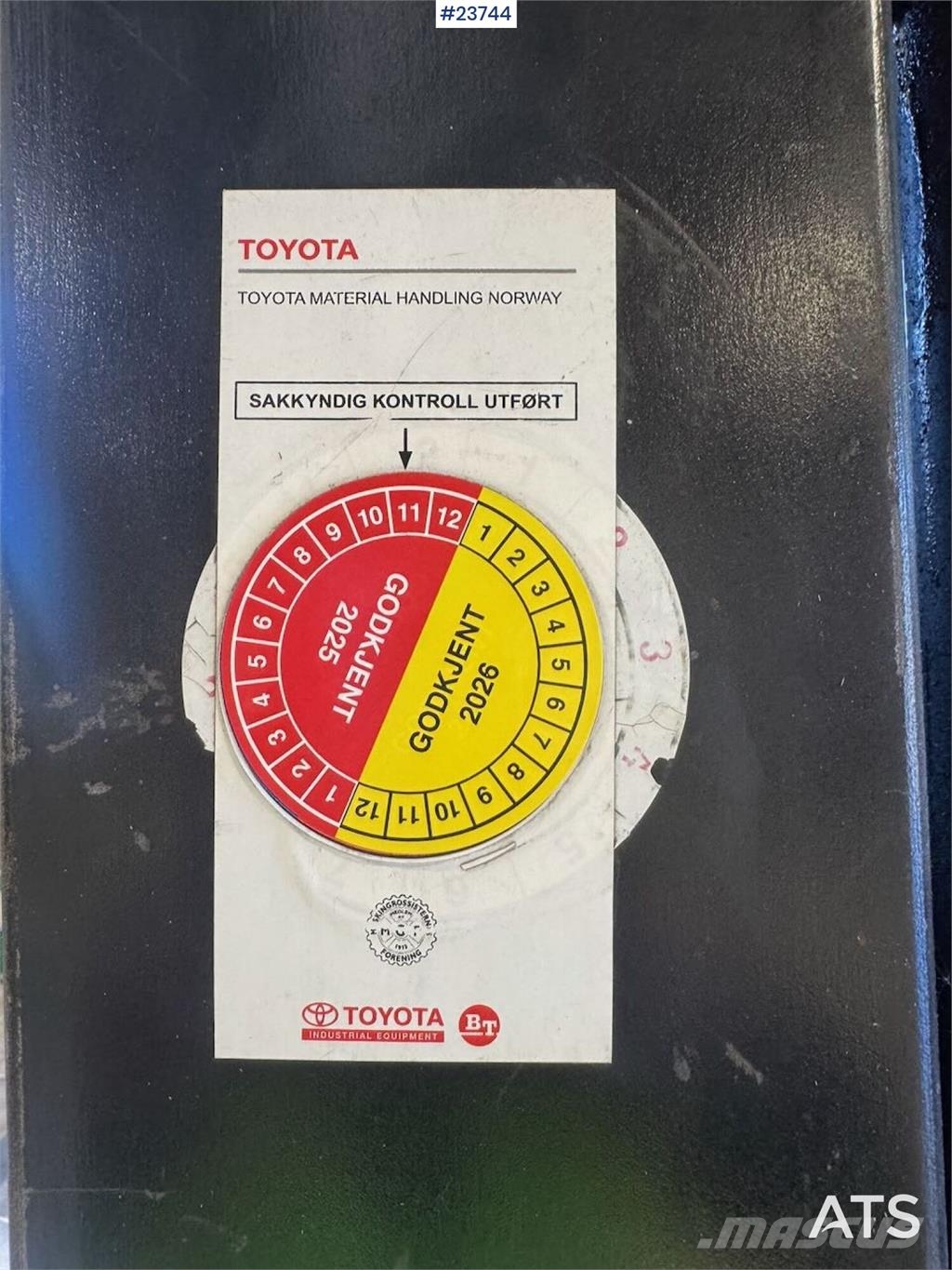 Toyota 8FBE15 Electric Forklift Electric forklifts