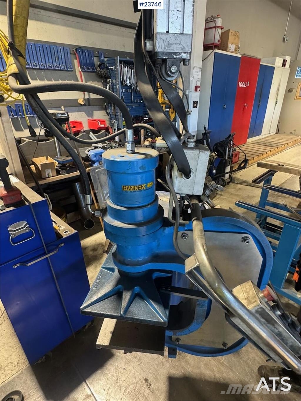  Traverskran - 30 meter skinnegang + hengepresser 其他升降機械