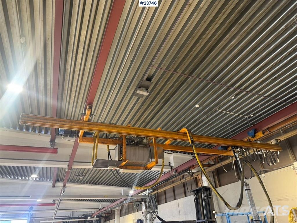  Traverskran - 30 meter skinnegang + hengepresser 其他升降機械