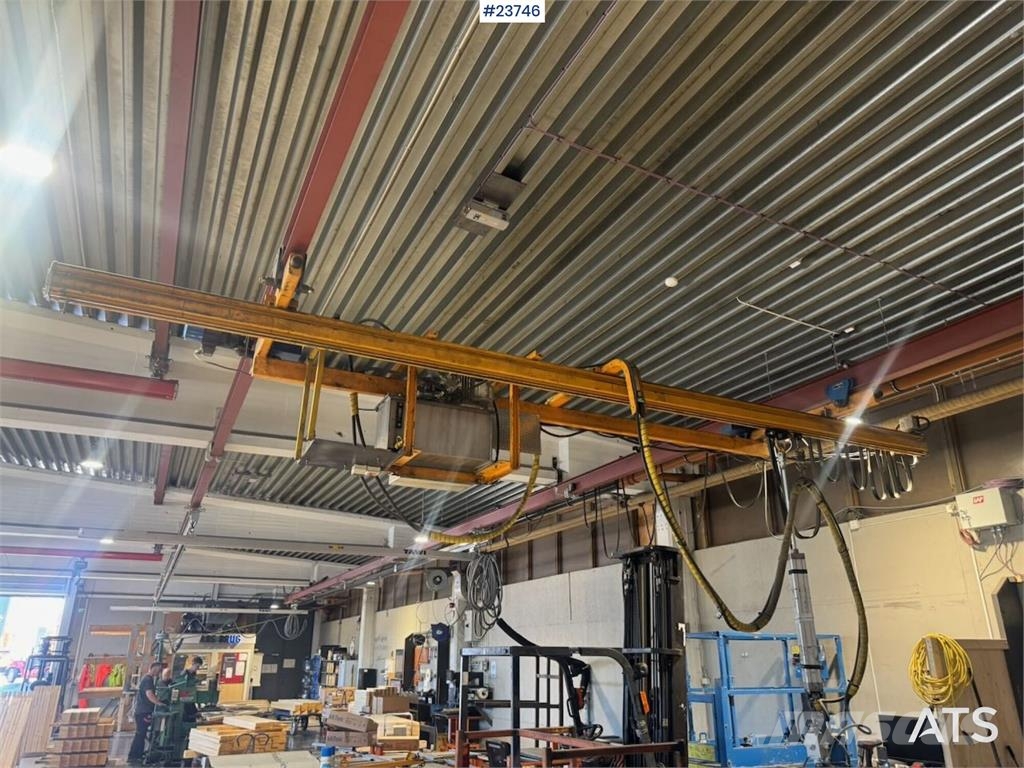  Traverskran - 30 meter skinnegang + hengepresser 其他升降機械