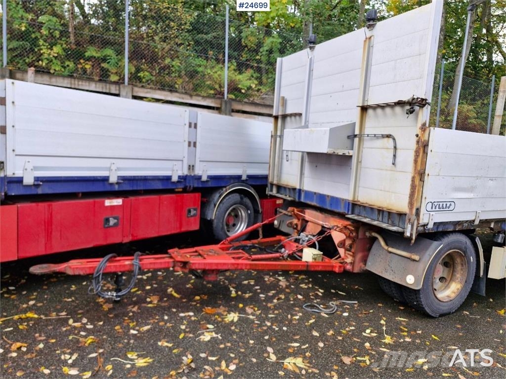Tyllis 2 akslet Flatbed trailer – repair project with fol Vlakke laadvloer