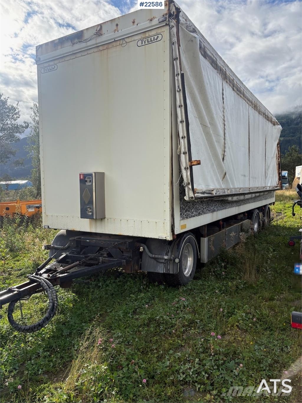 Tyllis trailer with chip body and tipper – hydraulic side Ostale prikolice
