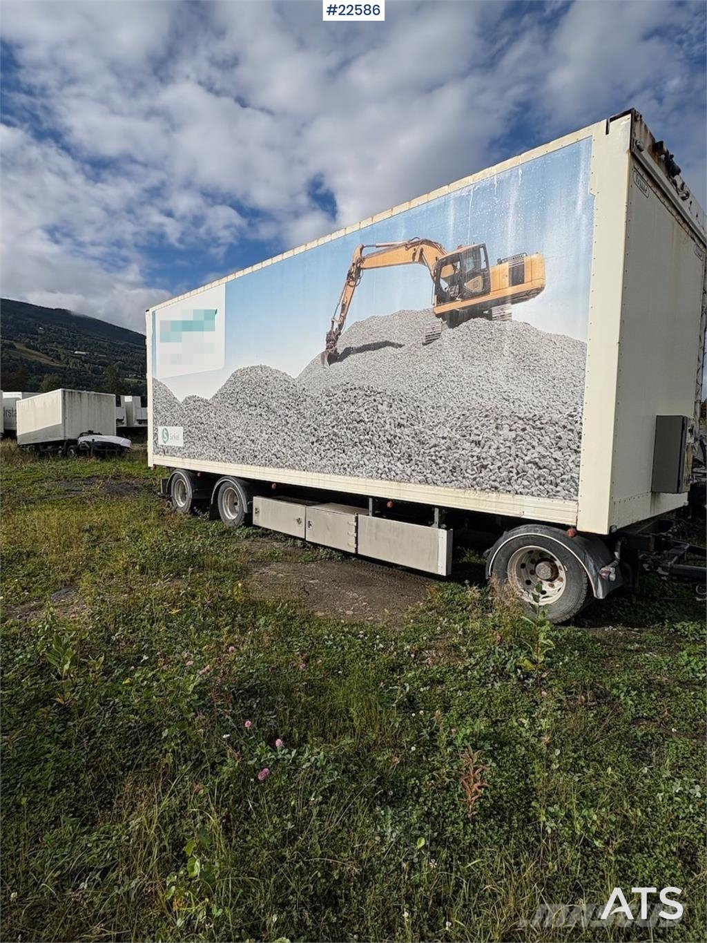 Tyllis trailer with chip body and tipper – hydraulic side Ostale prikolice