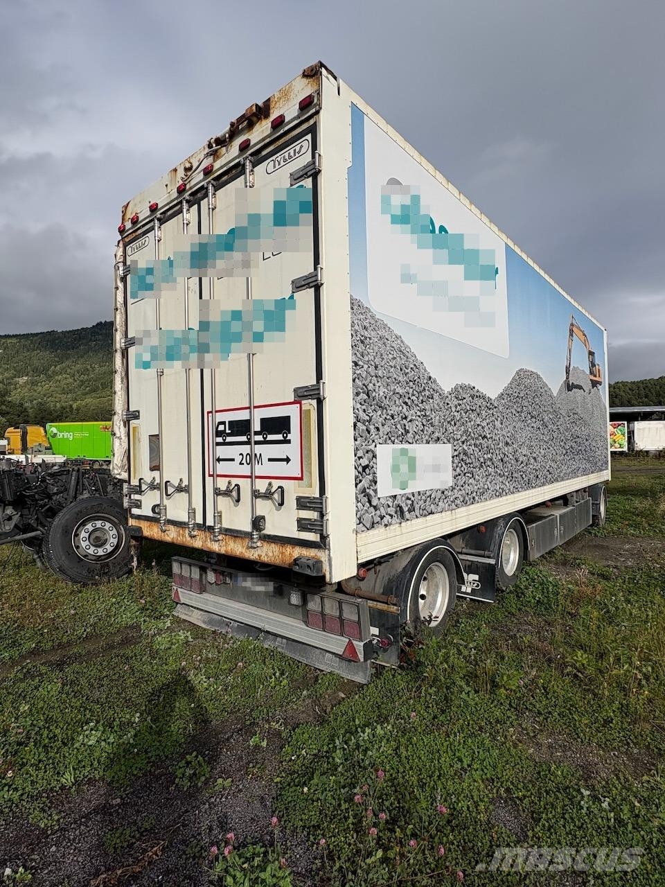 Tyllis trailer with chip body and tipper – hydraulic side Ostale prikolice