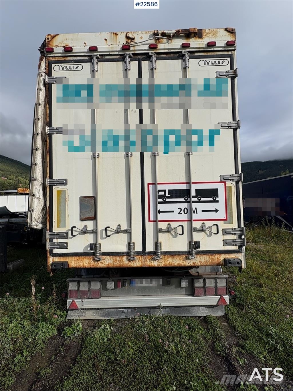 Tyllis trailer with chip body and tipper – hydraulic side Ostale prikolice