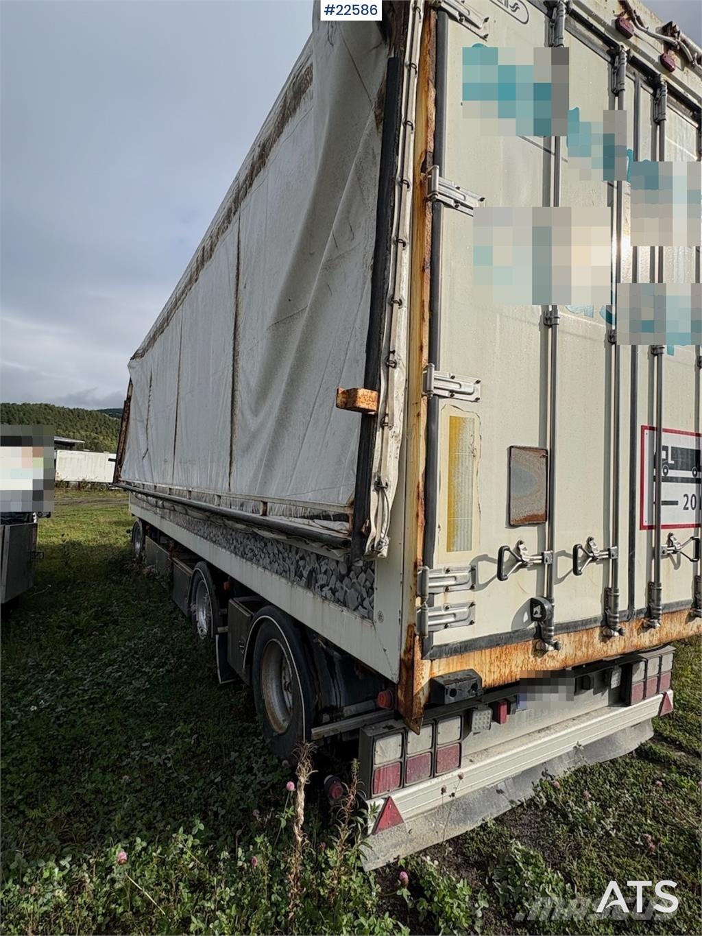 Tyllis trailer with chip body and tipper – hydraulic side Ostale prikolice