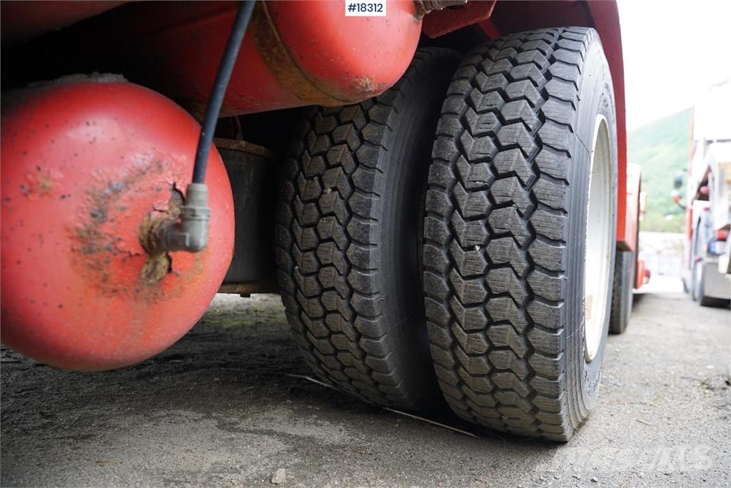 Vang 4 akslet brønnhenger Low loader-semi-trailers