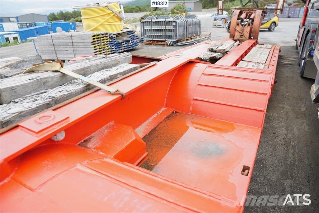 Vang 4 akslet brønnhenger Low loader-semi-trailers