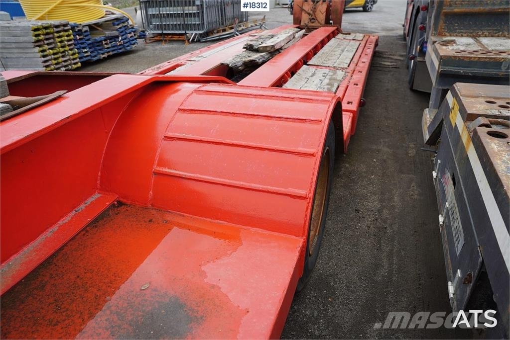 Vang 4 akslet brønnhenger Low loader-semi-trailers