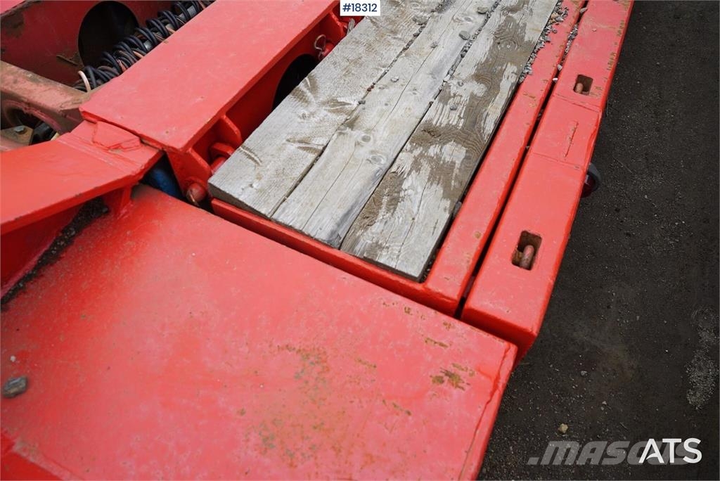 Vang 4 akslet brønnhenger Low loader-semi-trailers