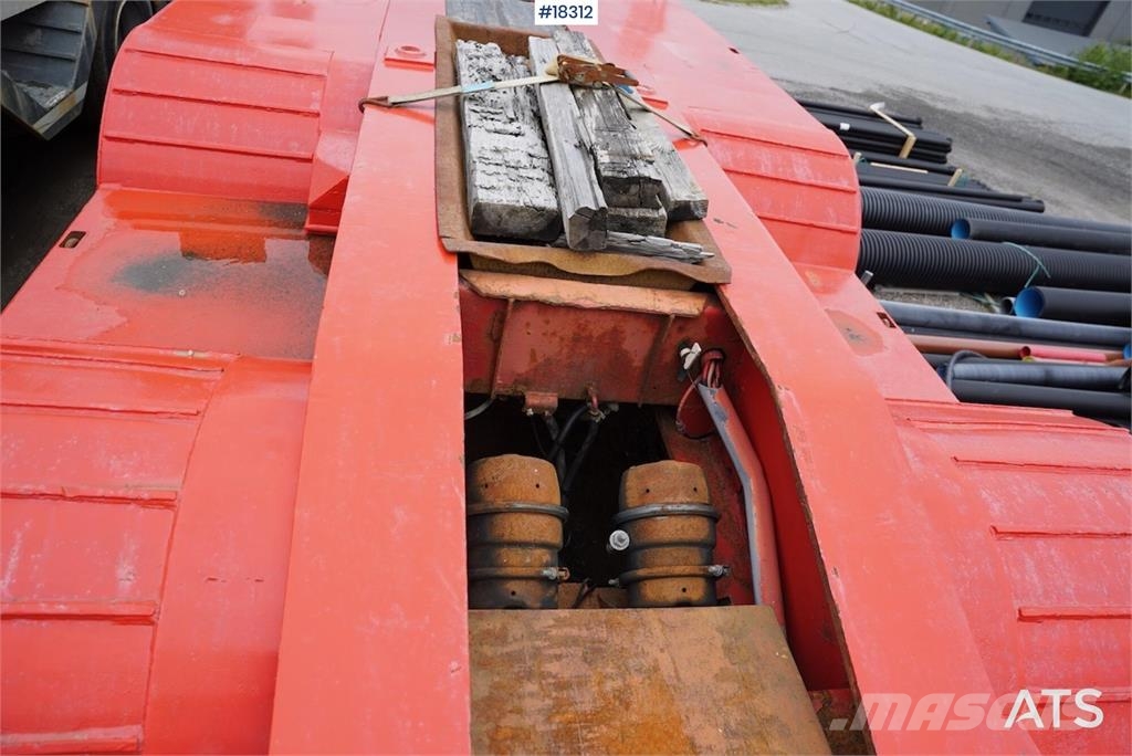 Vang 4 akslet brønnhenger Low loader-semi-trailers
