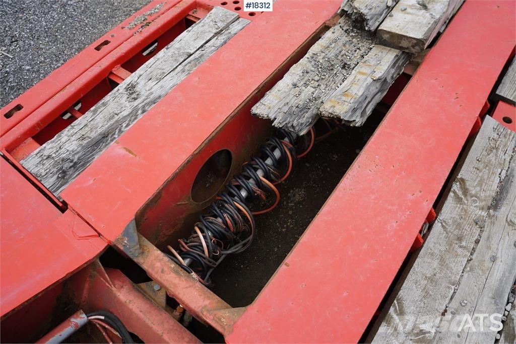 Vang 4 akslet brønnhenger Low loader-semi-trailers