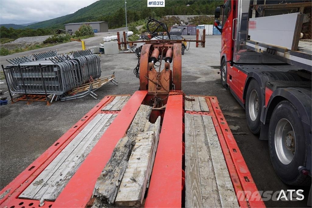 Vang 4 akslet brønnhenger Low loader-semi-trailers