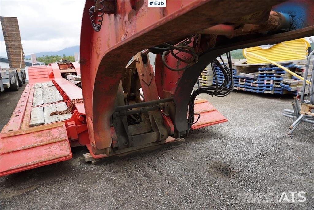 Vang 4 akslet brønnhenger Low loader-semi-trailers