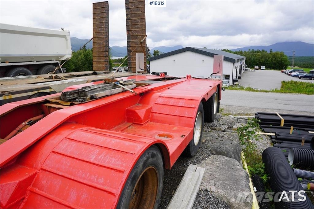 Vang 4 akslet brønnhenger Low loader-semi-trailers