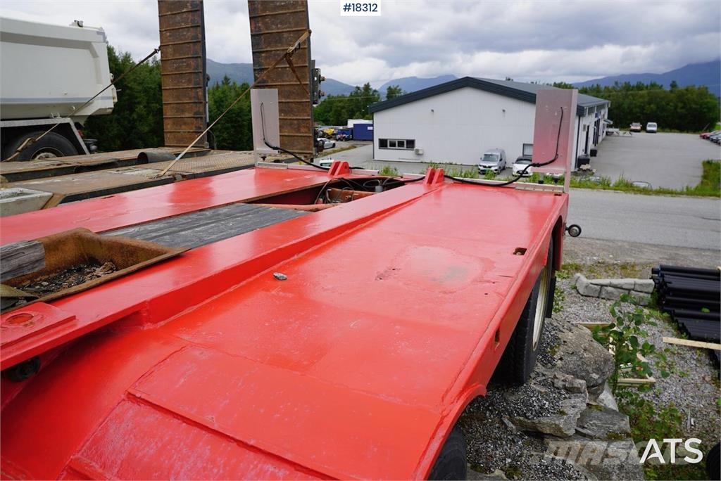 Vang 4 akslet brønnhenger Low loader-semi-trailers