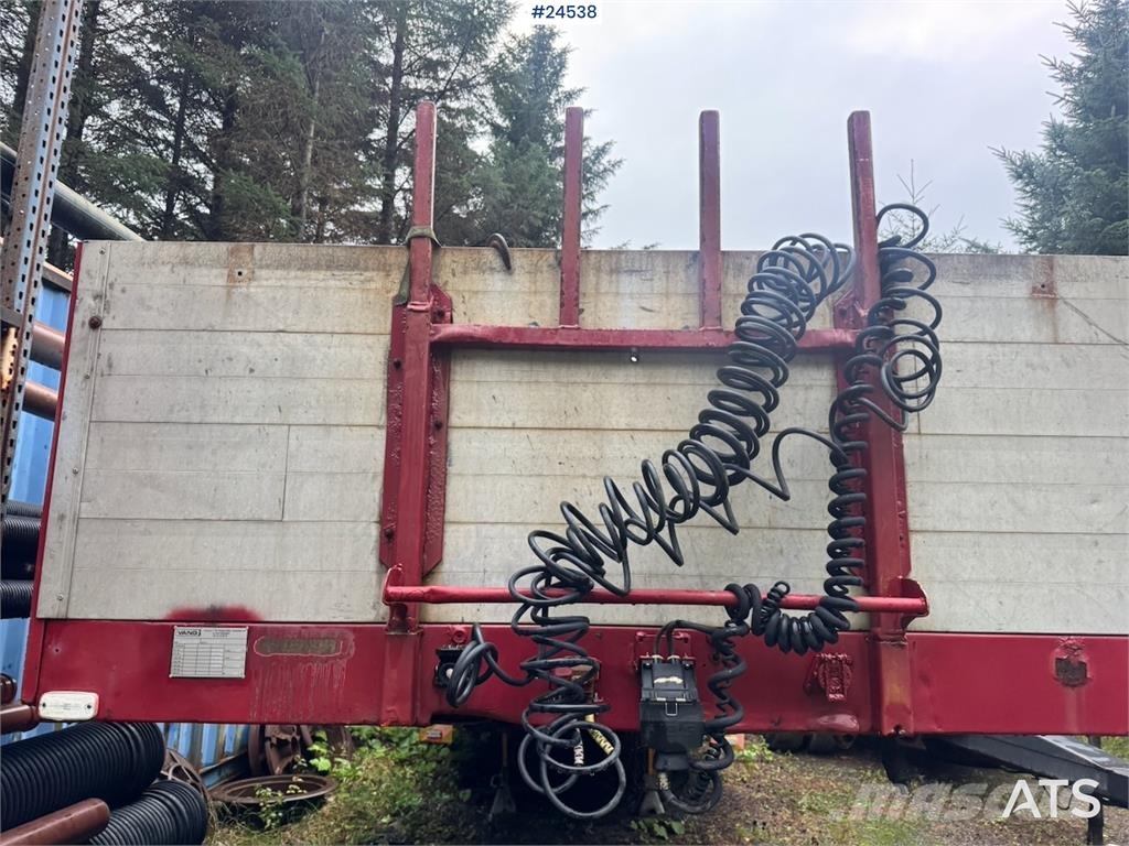 Vang Machine Semi-Trailer with Hydraulic Ramps and Exte Other semi-trailers