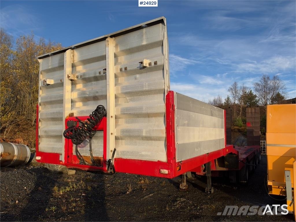 Vang SHSL 1111 Machinery semi-trailer with hydraulic ra Mažų aukščių krautuvai