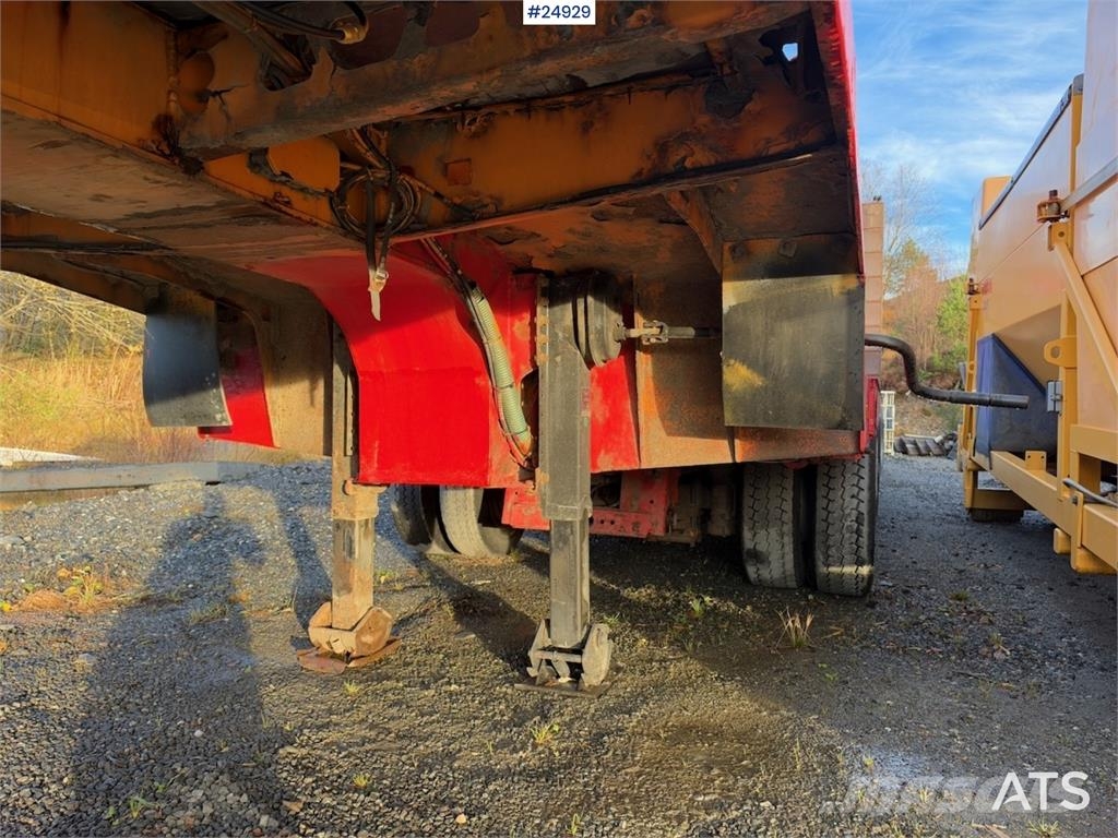 Vang SHSL 1111 Machinery semi-trailer with hydraulic ra Mažų aukščių krautuvai