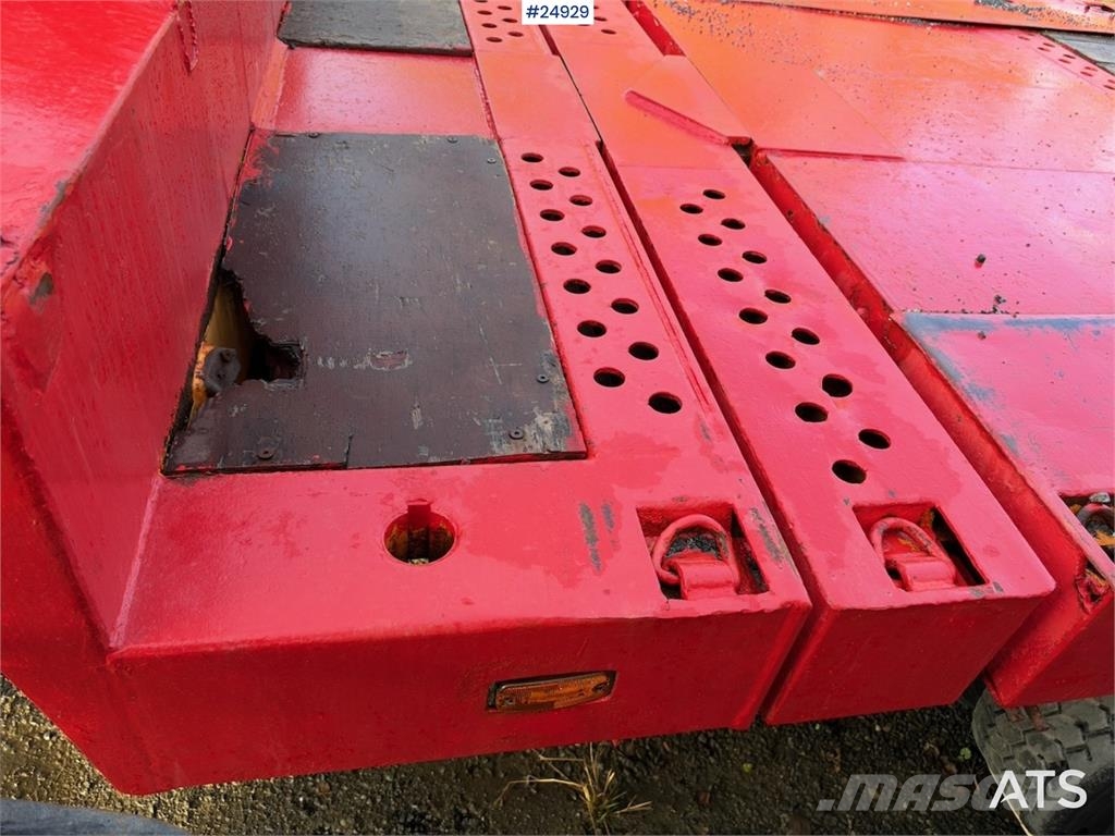 Vang SHSL 1111 Machinery semi-trailer with hydraulic ra Mažų aukščių krautuvai