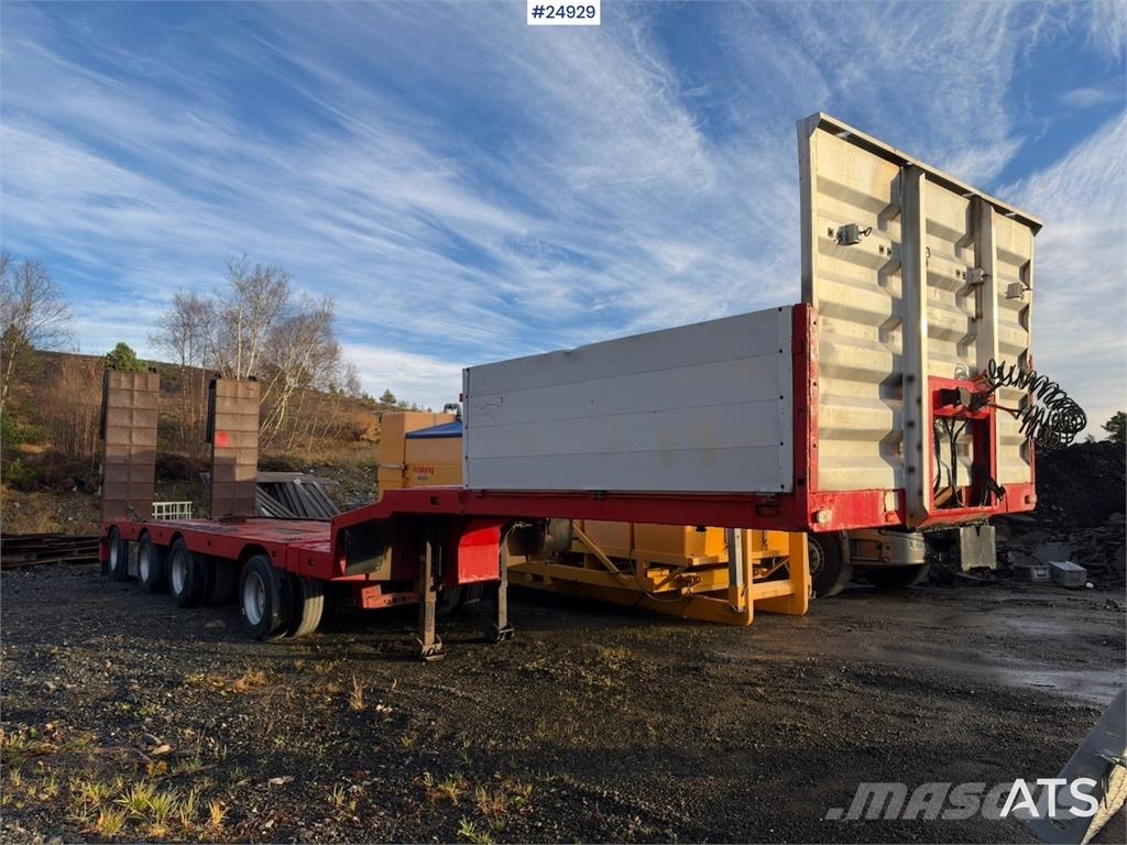 Vang SHSL 1111 Machinery semi-trailer with hydraulic ra Mažų aukščių krautuvai
