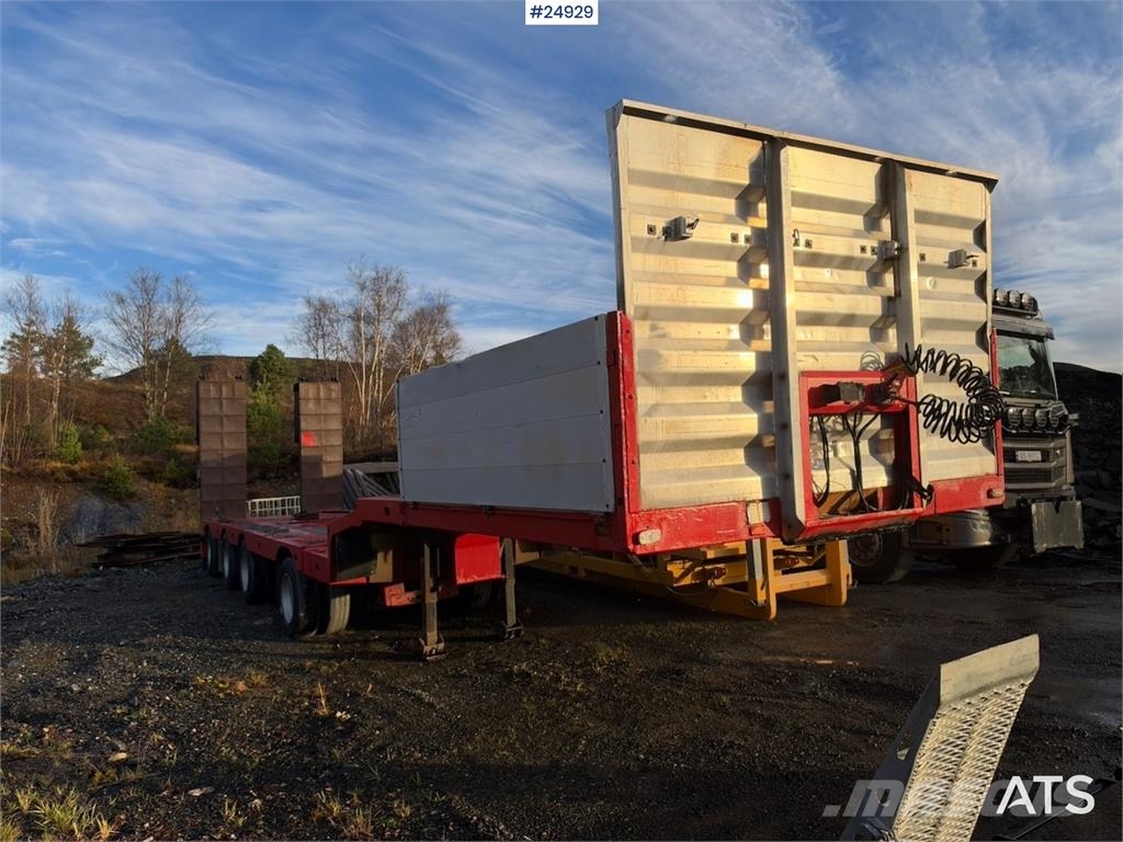 Vang SHSL 1111 Machinery semi-trailer with hydraulic ra Mažų aukščių krautuvai