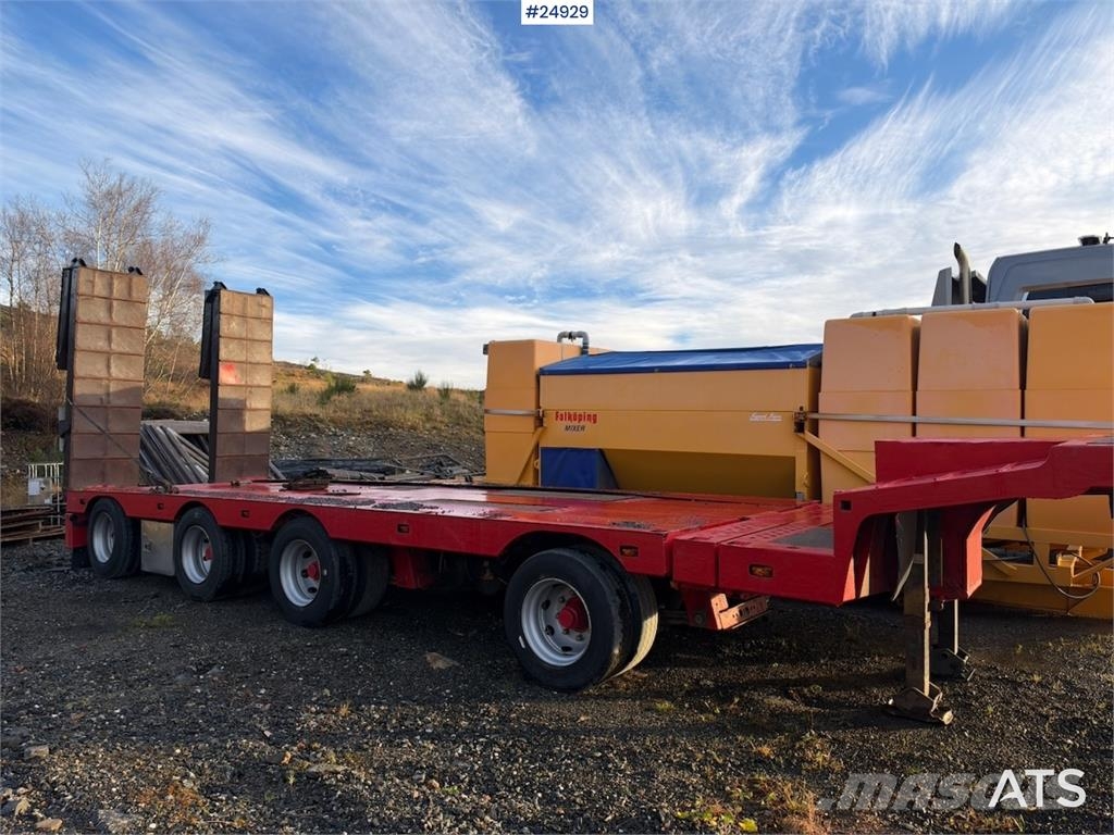 Vang SHSL 1111 Machinery semi-trailer with hydraulic ra Mažų aukščių krautuvai
