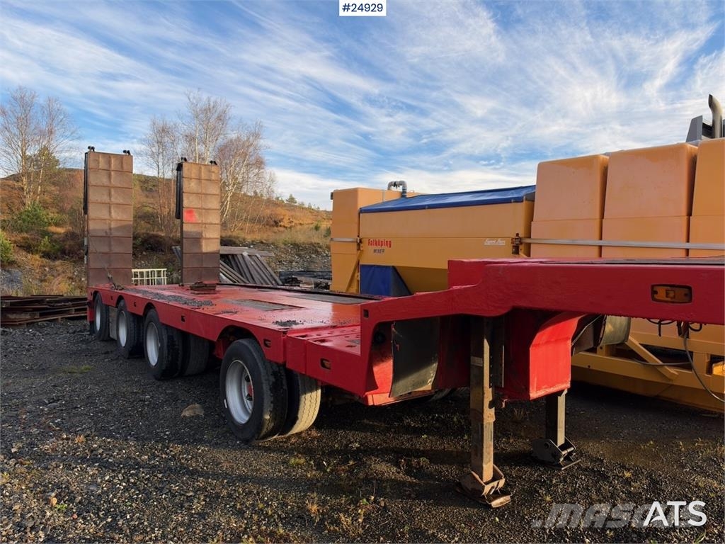 Vang SHSL 1111 Machinery semi-trailer with hydraulic ra Mažų aukščių krautuvai