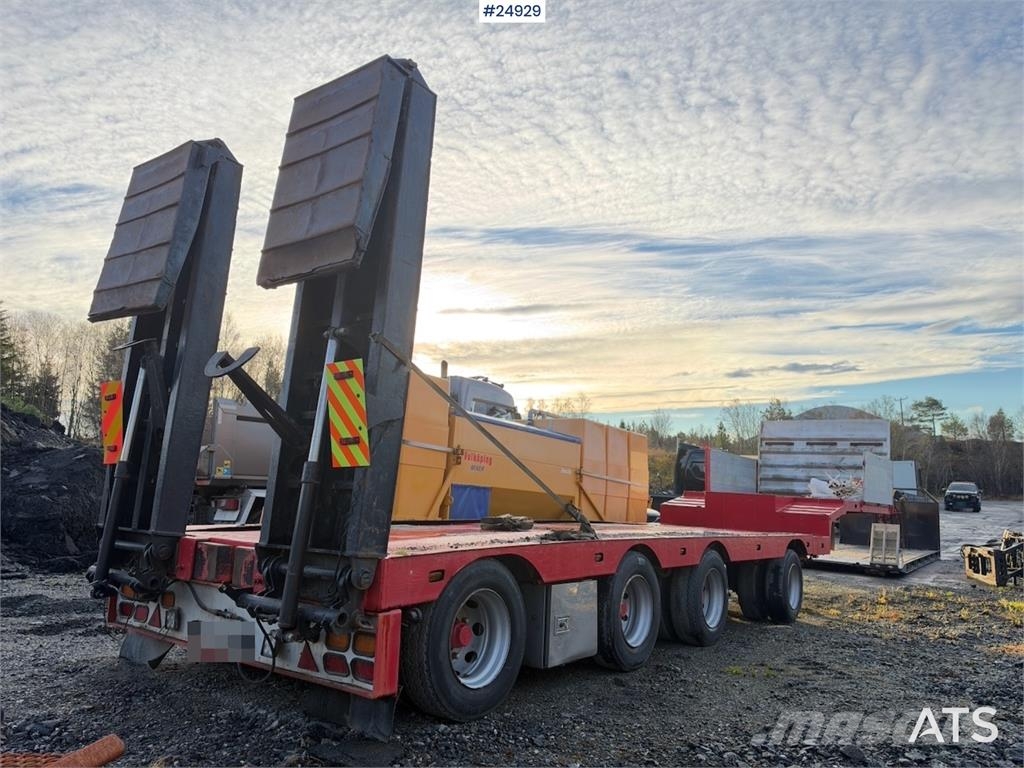 Vang SHSL 1111 Machinery semi-trailer with hydraulic ra Mažų aukščių krautuvai