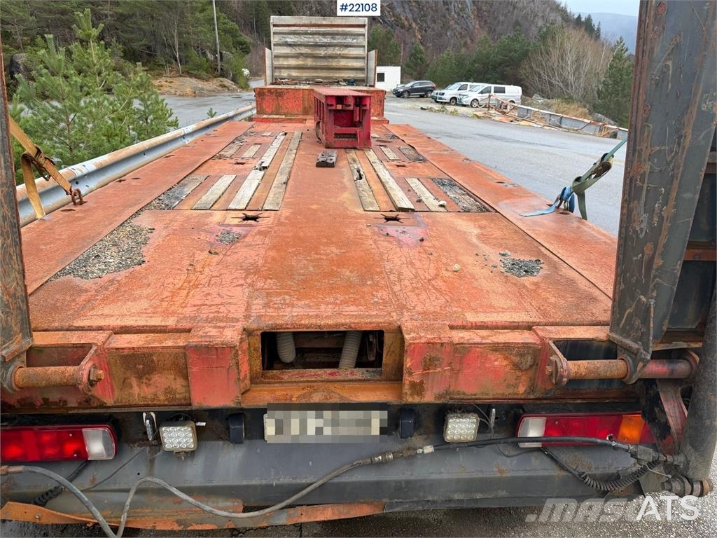 Vang SHSL 4 axle machine trailer w/ hydraulic driving b Plataformas bajas
