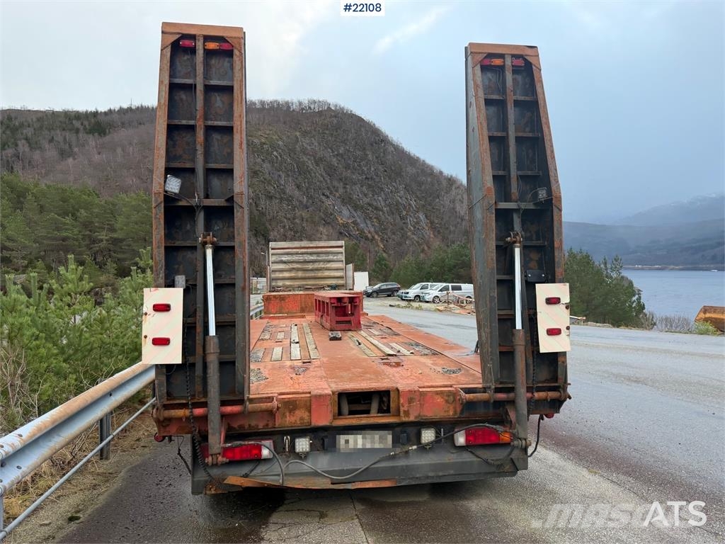 Vang SHSL 4 axle machine trailer w/ hydraulic driving b Plataformas bajas