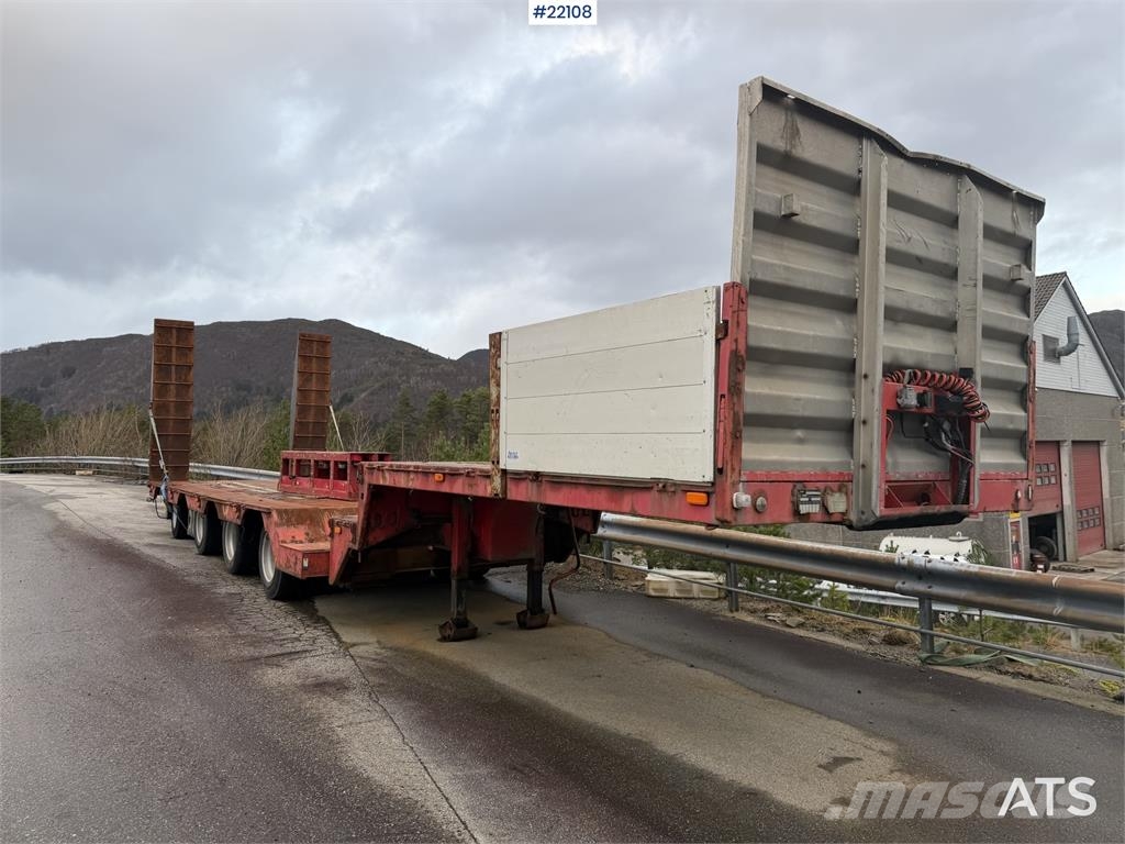Vang SHSL 4 axle machine trailer w/ hydraulic driving b Plataformas bajas
