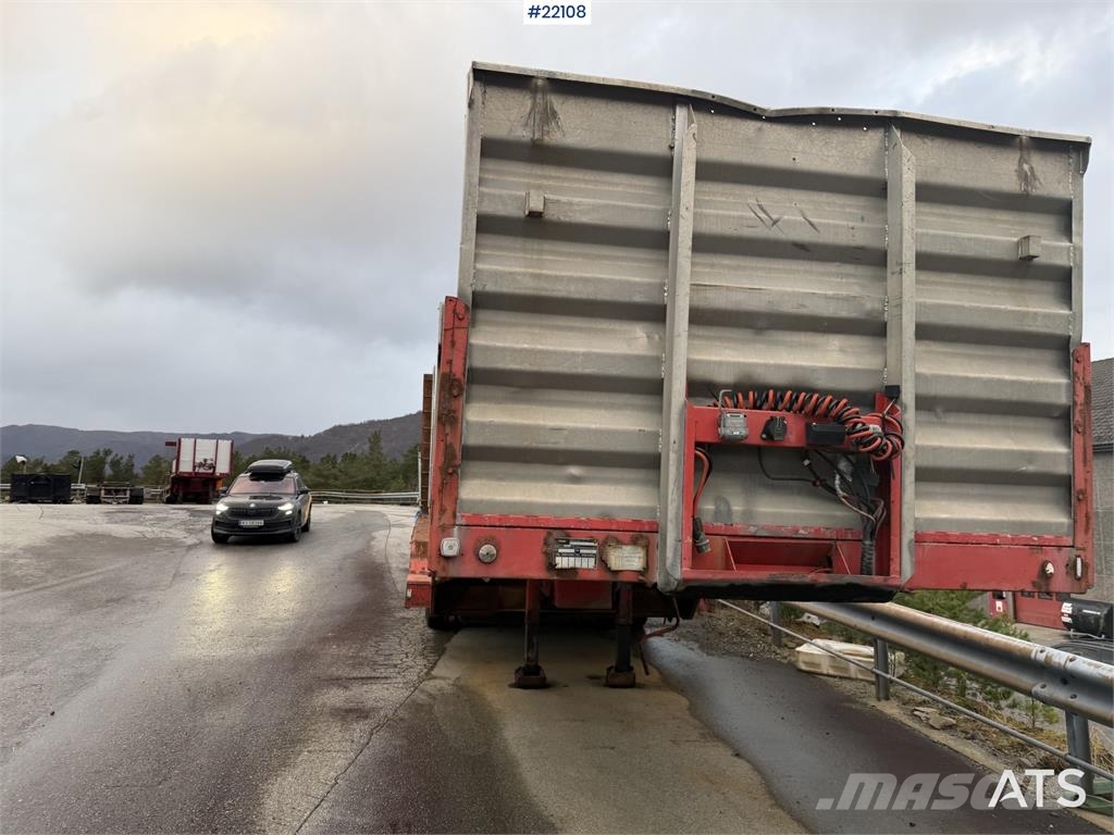 Vang SHSL 4 axle machine trailer w/ hydraulic driving b Plataformas bajas